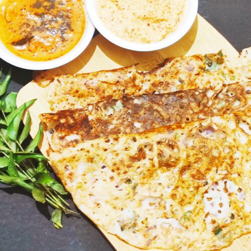 instant onion rava dosa