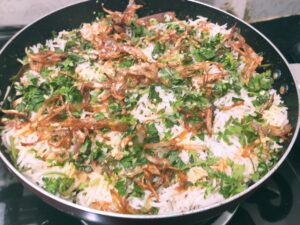 chicken tikka biryani