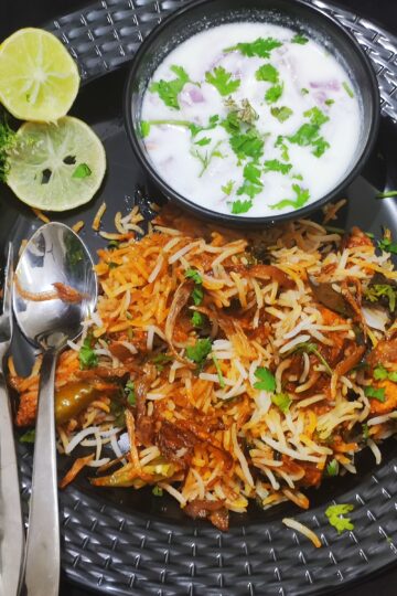 chicken tikka biryani