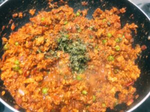 chicken keema pav