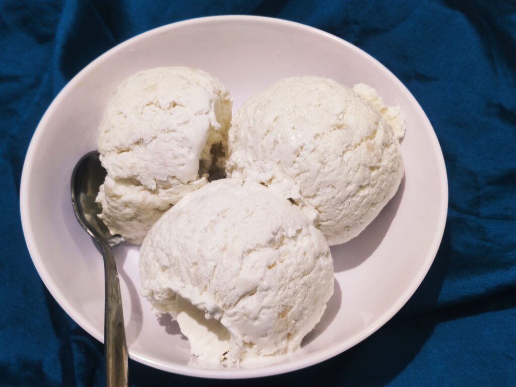 longan vanilla ice-cream