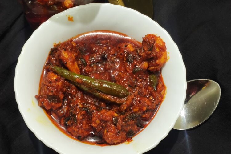 Kerala prawn pickle