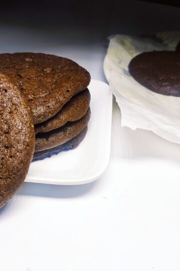 fudgy chocolate brownie cookies