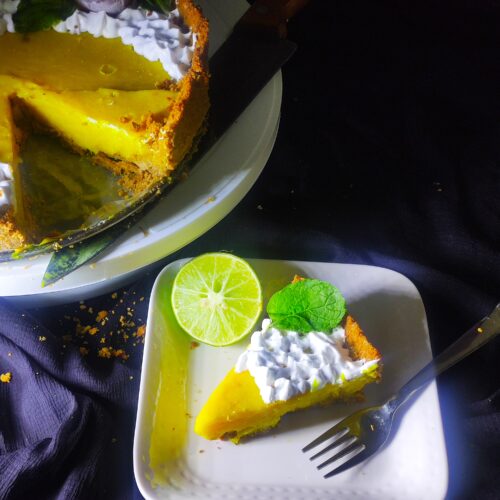 eggless lemon tart