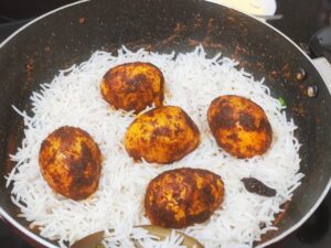 hyderabadi egg dum biryani