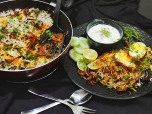 hyderabadi egg dum biryani