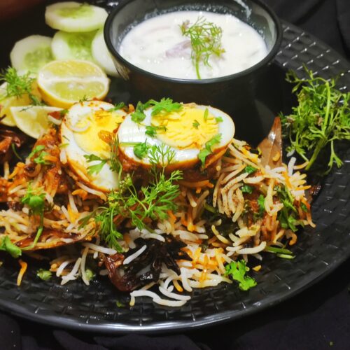 hyderabadi egg dum biryani