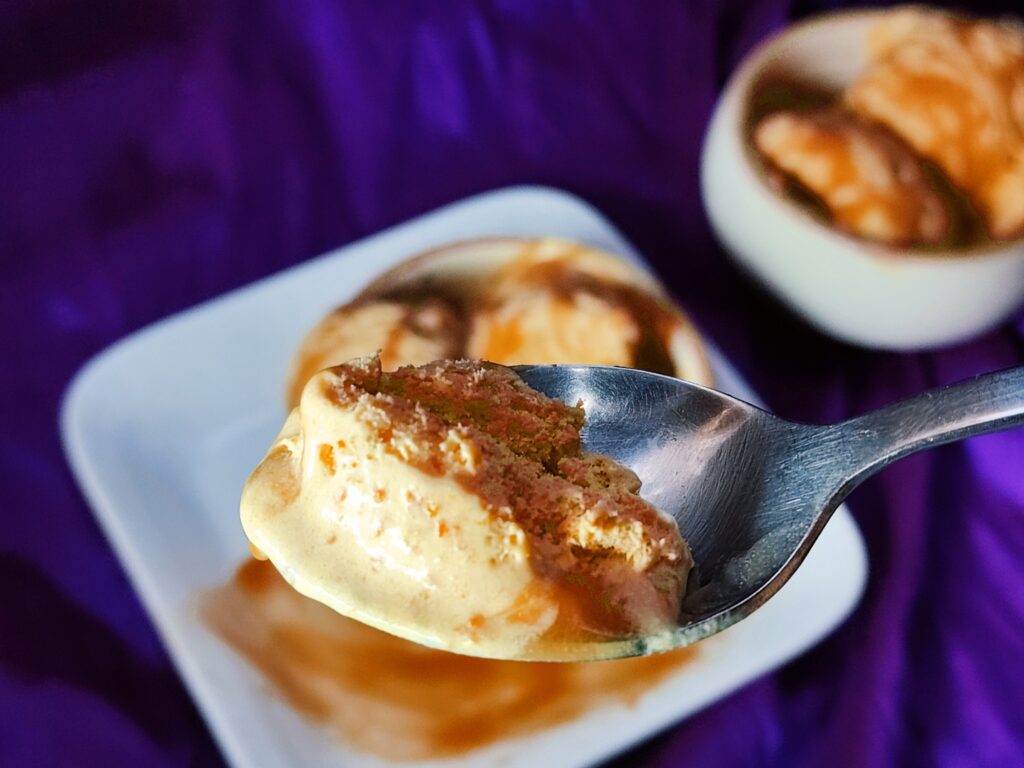 caramelized carrot ice cream