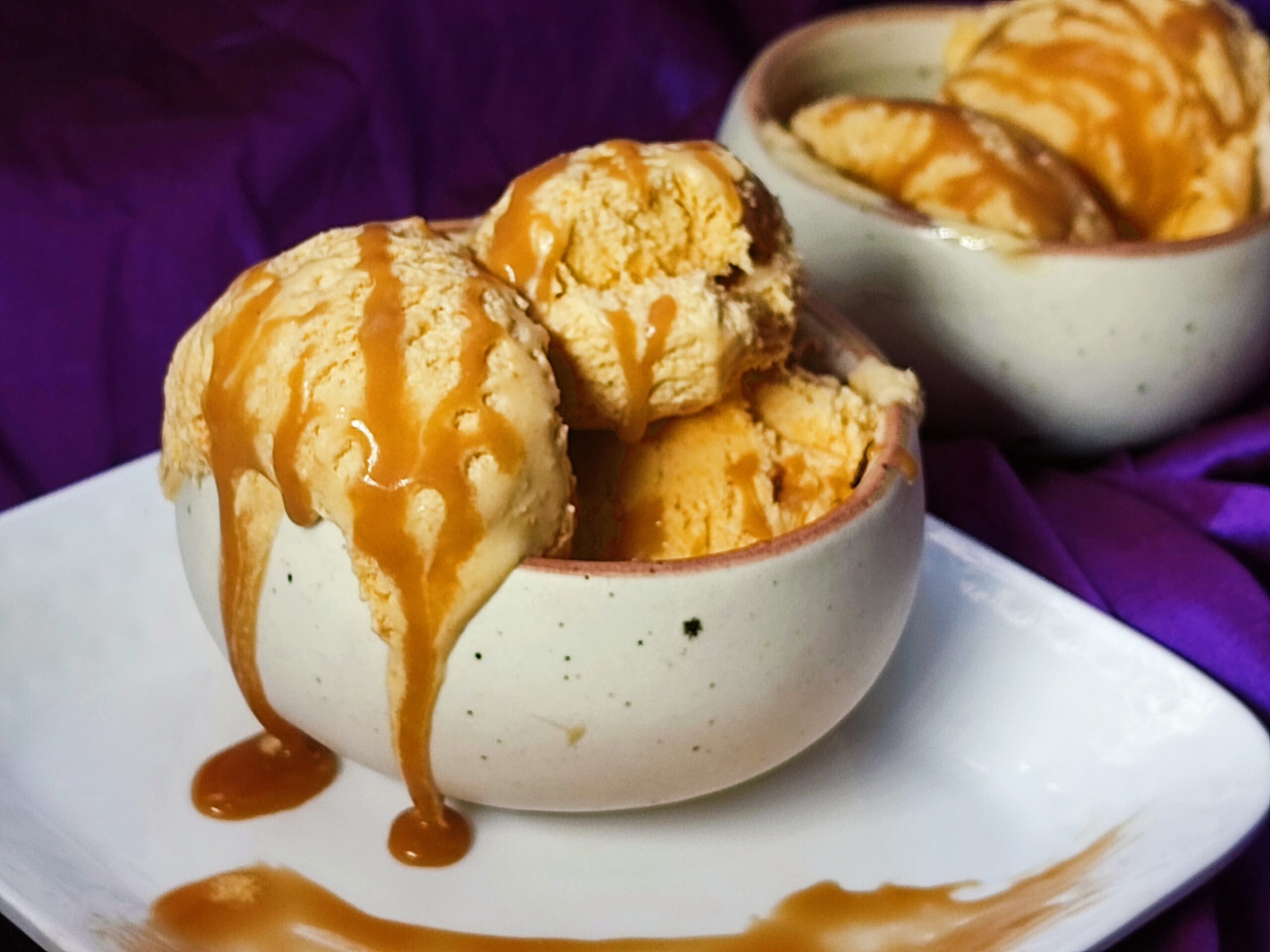 caramelized carrot ice cream