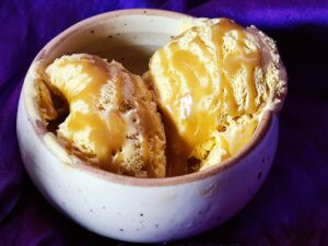 caramelized carrot ice cream