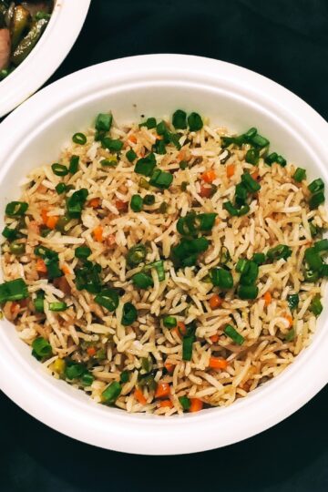 vegetable fried rice